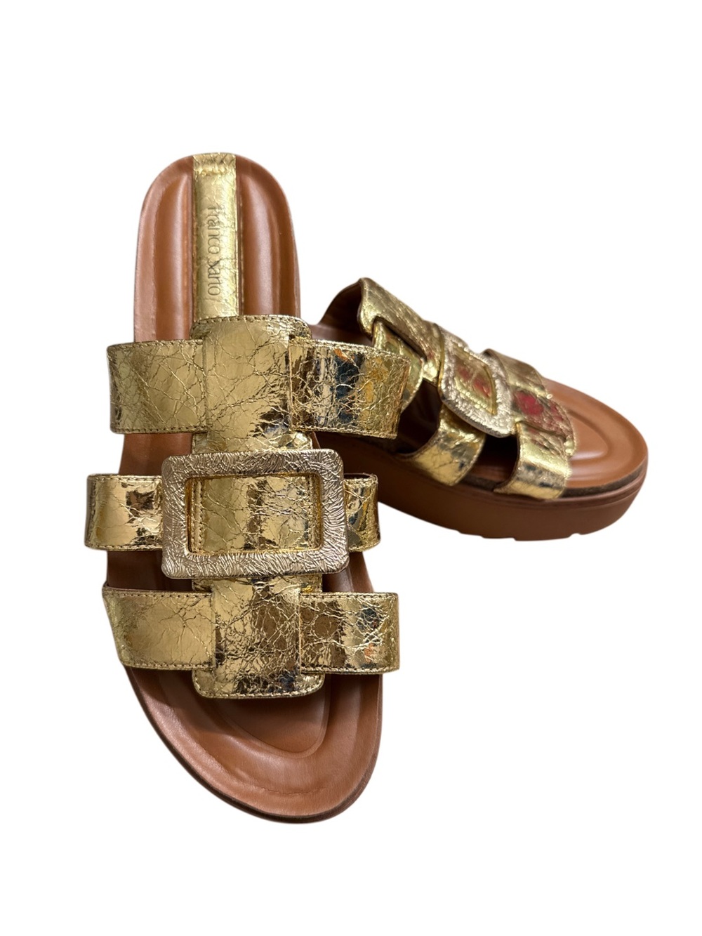 FRANCO SARTO PATRICIA PLATFORM SANDALS NWOT